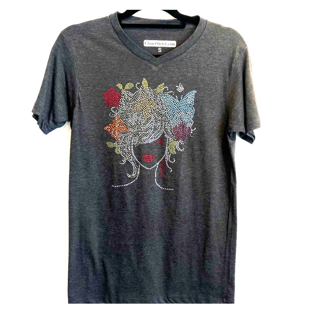 Crystal Embellished T-Shirt NWT